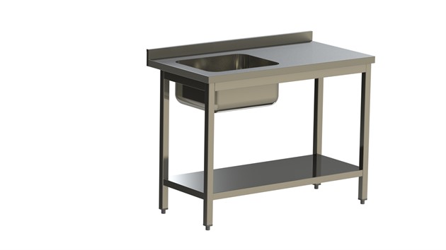 Rfr bänk med vask 100x60